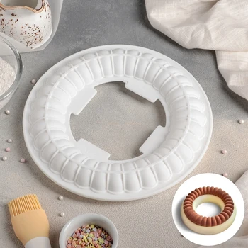 Form for mousse desserts and pastries "Filling. Roll ", 23.5 × 3.5 cm, white
Form for mousse desserts and pastries "Filling. Roll ", 23.5 × 3.5 cm, white