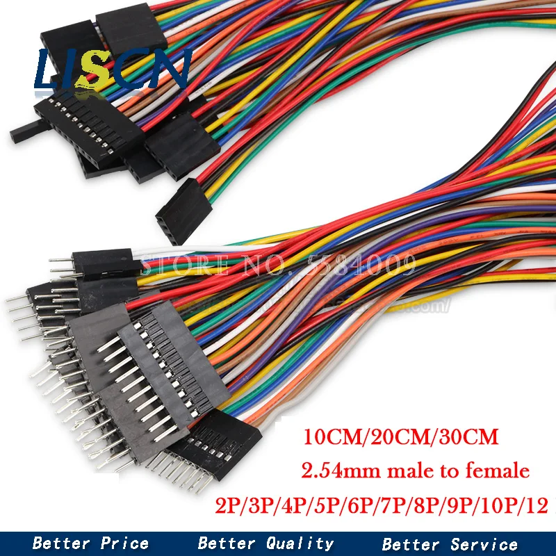 10PCS 2.54MM 2.54 Wire Dupont Line male to female 1P2 3 4 5 6 7 8 9 10 12 Pin Dupont cable connector JUMPER CABLE WIRE FOR PCB
10PCS 2.54MM 2.54 Wire Dupont Line male to female 1P2 3 4 5 6 7 8 9 10 12 Pin Dupont cable connector JUMPER CABLE WIRE FOR PCB
