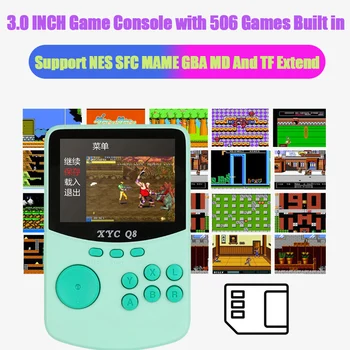 Handheld Game Console Player 3 inch Color Screen Game Controller 500 Games Support NES FC GBA MAME MD Arcade Video TV AV Output
Handheld Game Console Player 3 inch Color Screen Game Controller 500 Games Support NES FC GBA MAME MD Arcade Video TV AV Output