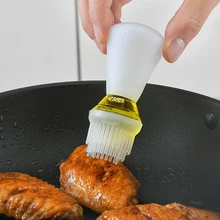Portable Silicone Oil Bottle with Brush Grill Oil Outdoor Grill Kitchen Cooking Barbecue Baking Brush with Glass
Portable Silicone Oil Bottle with Brush Grill Oil Outdoor Grill Kitchen Cooking Barbecue Baking Brush with Glass