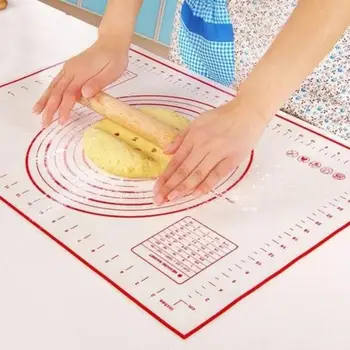 Non Stick Silicone Baking Mat Reusable Sheet Kneading Rolling Dough Pad Eco-Friendly Mat Baking Mat Pastry Tools
Non Stick Silicone Baking Mat Reusable Sheet Kneading Rolling Dough Pad Eco-Friendly Mat Baking Mat Pastry Tools