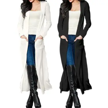 Autumn Women Cardigan Long Section Solid Color Long Sleeve Cardigan Open Front Coat For Women Cardigan Clothing
Autumn Women Cardigan Long Section Solid Color Long Sleeve Cardigan Open Front Coat For Women Cardigan Clothing