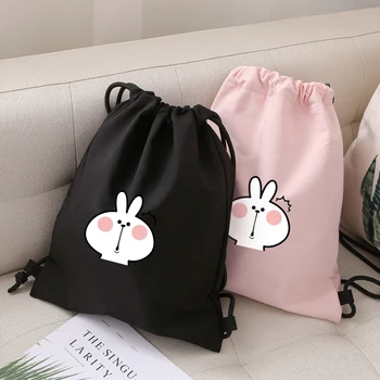 Cute Little White Rabbit Personality Printing Backpack Draw Pocket Simple Versatile Women Girl Boy Backpacks Student Schoolbag
Cute Little White Rabbit Personality Printing Backpack Draw Pocket Simple Versatile Women Girl Boy Backpacks Student Schoolbag