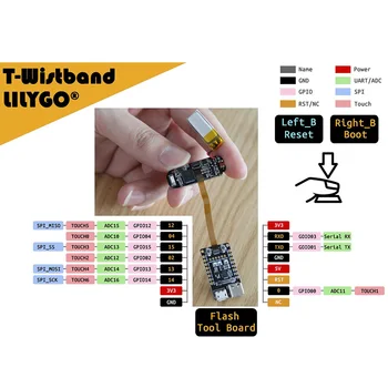 TTGO T-Wristband Smart Bracelet Portable IPS Screen Rechargeable Professional DIY Programmable Bluetooth Backlight ESP32-PICO-D4
TTGO T-Wristband Smart Bracelet Portable IPS Screen Rechargeable Professional DIY Programmable Bluetooth Backlight ESP32-PICO-D4