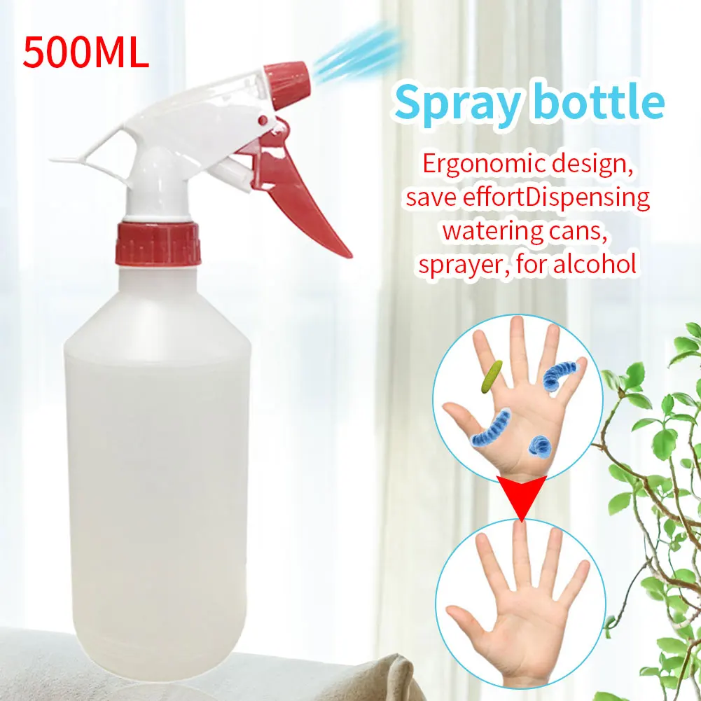 500ml Plastic Spray Bottle PE Container Super Fine Watering Can for Disinfection Spray Bottle Hotel Home
500ml Plastic Spray Bottle PE Container Super Fine Watering Can for Disinfection Spray Bottle Hotel Home