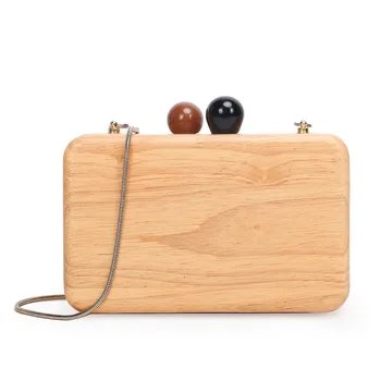 Raw Wood Fashion Creative Handmade Wooden Wild Hand Evening Bag Messenger Chain Bag
Raw Wood Fashion Creative Handmade Wooden Wild Hand Evening Bag Messenger Chain Bag