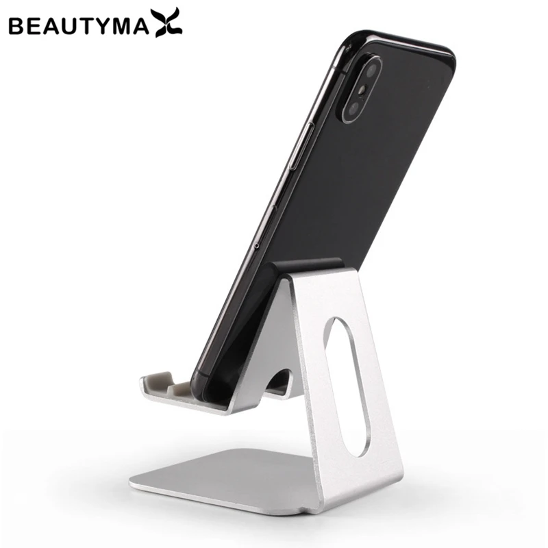 Aluminum Alloy Metal Mobile Phone Holder Tablet Holder Stand table Holder Universal for iphone X 8 7 6 plus XS XR XS MAX
Aluminum Alloy Metal Mobile Phone Holder Tablet Holder Stand table Holder Universal for iphone X 8 7 6 plus XS XR XS MAX