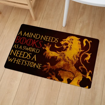 

Game of Thrones Print Door Mat Kitchen Carpet Living Room Hallway Bathroom Entrance Non-slip Floor Mat Home Decor 80cm