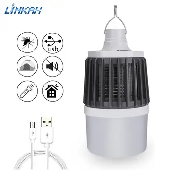 Multifunction 2 in 1 Mosquito Killer Lamp Portable LED Repellent Camping Light Rechargeable Bug Zapper Tent Lantern with Hook
Multifunction 2 in 1 Mosquito Killer Lamp Portable LED Repellent Camping Light Rechargeable Bug Zapper Tent Lantern with Hook
