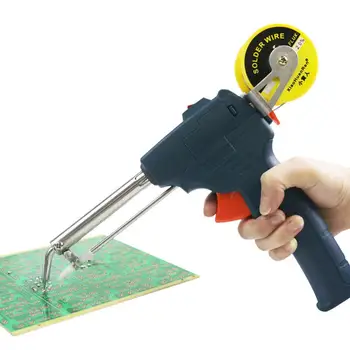US/EU Plug Hand-held Internal Heating Soldering Iron Automatically Send Tin Gun Soldering Welding Repair Tools 110V/220V
US/EU Plug Hand-held Internal Heating Soldering Iron Automatically Send Tin Gun Soldering Welding Repair Tools 110V/220V