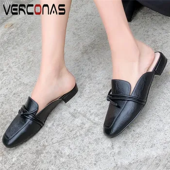 VERCONAS Women Mules Thick Heel Lace Up Vintage Shallow Slippers Office Pumps Sandals Square Toe Thick Heels Shoes Woman
VERCONAS Women Mules Thick Heel Lace Up Vintage Shallow Slippers Office Pumps Sandals Square Toe Thick Heels Shoes Woman