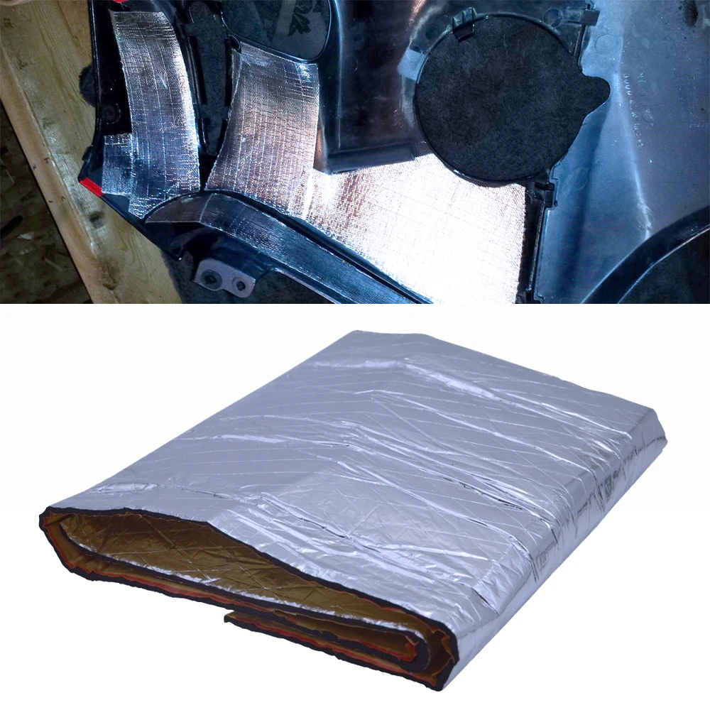 39.3 X 11.8 inches Car Noise Sound Deadener Deadening Heat Shield Moistureproof Mat for ABS Fairing Motorcycle Heatshield
39.3 X 11.8 inches Car Noise Sound Deadener Deadening Heat Shield Moistureproof Mat for ABS Fairing Motorcycle Heatshield