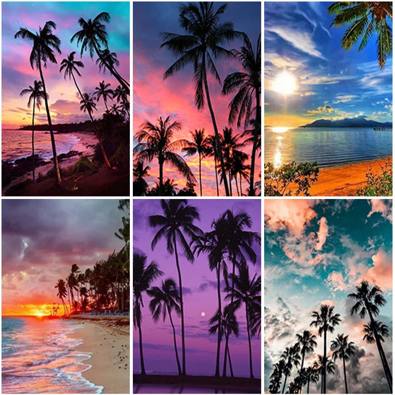 5D DIY Diamond Painting Full Square Round Drill Landscape Mosaic Embroidery Seaside Sunset Picture Of Rhinestone HandCraft Gift 
5D DIY Diamond Painting Full Square Round Drill Landscape Mosaic Embroidery Seaside Sunset Picture Of Rhinestone HandCraft Gift