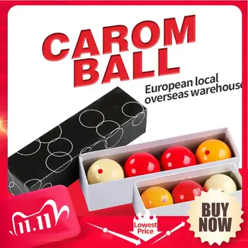 Korean 3 Cushion Game Balls 6 Dot-Spot Training Ball 61.5mm Carom Billiard Cue Ball Phenolic Resin Material Billiard Accessories
Korean 3 Cushion Game Balls 6 Dot-Spot Training Ball 61.5mm Carom Billiard Cue Ball Phenolic Resin Material Billiard Accessories