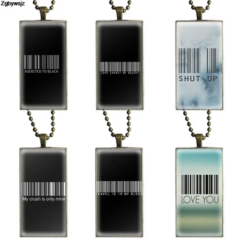 Black White Barcode For Kids Beads Stainless Steel Color Glass Cabochon With Rectangle Shaped Pendant Choker Necklace
Black White Barcode For Kids Beads Stainless Steel Color Glass Cabochon With Rectangle Shaped Pendant Choker Necklace