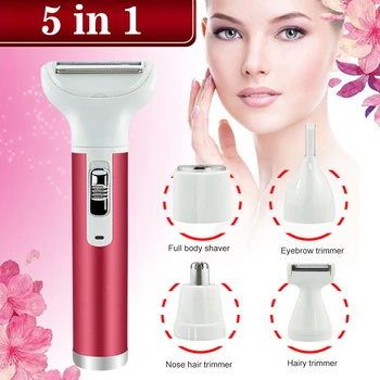 5 in 1 Women Epilator Female Eyebrow Trimmer Lady Shaver For Hair Removal Shaving Machine Face depilador Bikini Depilatory
5 in 1 Women Epilator Female Eyebrow Trimmer Lady Shaver For Hair Removal Shaving Machine Face depilador Bikini Depilatory