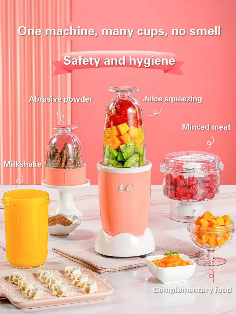 Mini Portable ElectricJuice Blender Baby FoodBlender Multi Function Meat Grinder for Juice EU US UU KitchenAccessories Squeezer
Mini Portable ElectricJuice Blender Baby FoodBlender Multi Function Meat Grinder for Juice EU US UU KitchenAccessories Squeezer