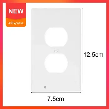 Hallway Emergency Lamp Outlet Cover Light Sensor Outlet Wall Plate With Led Night Lights Bedroom Bathroom Night Lamp
Hallway Emergency Lamp Outlet Cover Light Sensor Outlet Wall Plate With Led Night Lights Bedroom Bathroom Night Lamp