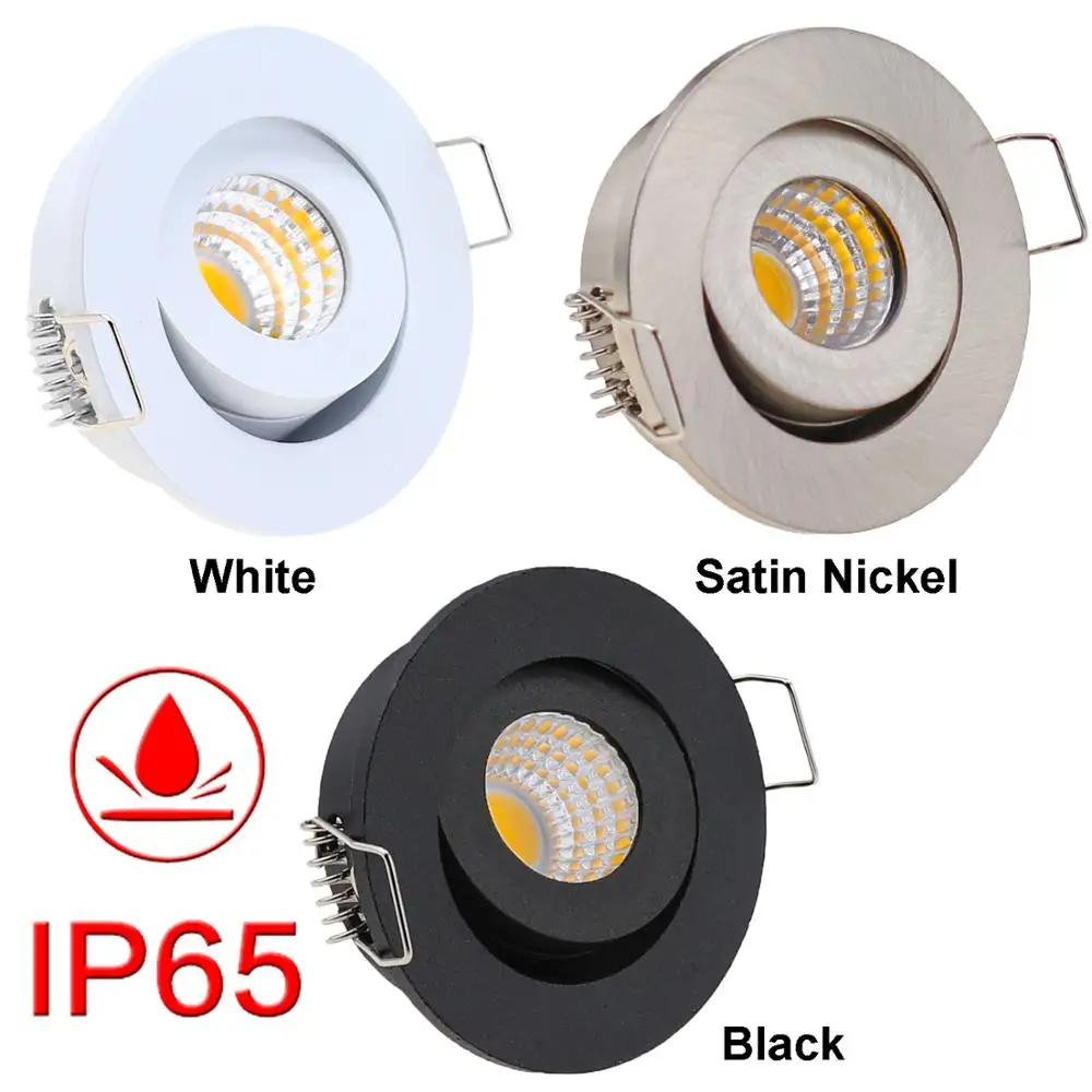 10pcs Dimmable Waterproof LED Recessed COB Downlight 3W AC90-260V DC12V LED Downlight Outdoor Led Ceiling Lamp For Bathroom Bulb
10pcs Dimmable Waterproof LED Recessed COB Downlight 3W AC90-260V DC12V LED Downlight Outdoor Led Ceiling Lamp For Bathroom Bulb