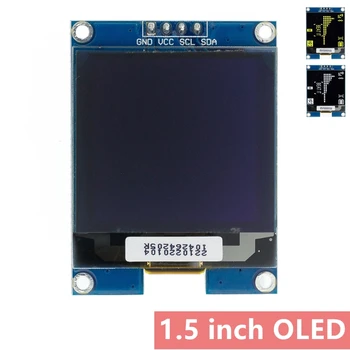 1.5 Inch 128x128 OLED Shield Screen Module For Raspberry Pi For STM32 For Arduino
1.5 Inch 128x128 OLED Shield Screen Module For Raspberry Pi For STM32 For Arduino