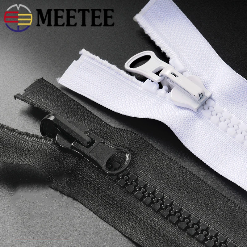 Meetee 5# 8# Resin Open-end Zipper Teeth Rotating Double Side Slider for Coat Down Jacket Outdoor Tent Crafts Sewing Accessory
Meetee 5# 8# Resin Open-end Zipper Teeth Rotating Double Side Slider for Coat Down Jacket Outdoor Tent Crafts Sewing Accessory