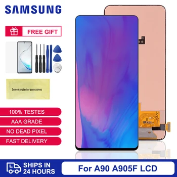 A80 A90 LCD SUPER AMOLED 6.7'' LCD Display For Samsung Galaxy A80 A805 LCD A90 A905 Display Touch Screen Digitizer Assembly Part
A80 A90 LCD SUPER AMOLED 6.7'' LCD Display For Samsung Galaxy A80 A805 LCD A90 A905 Display Touch Screen Digitizer Assembly Part