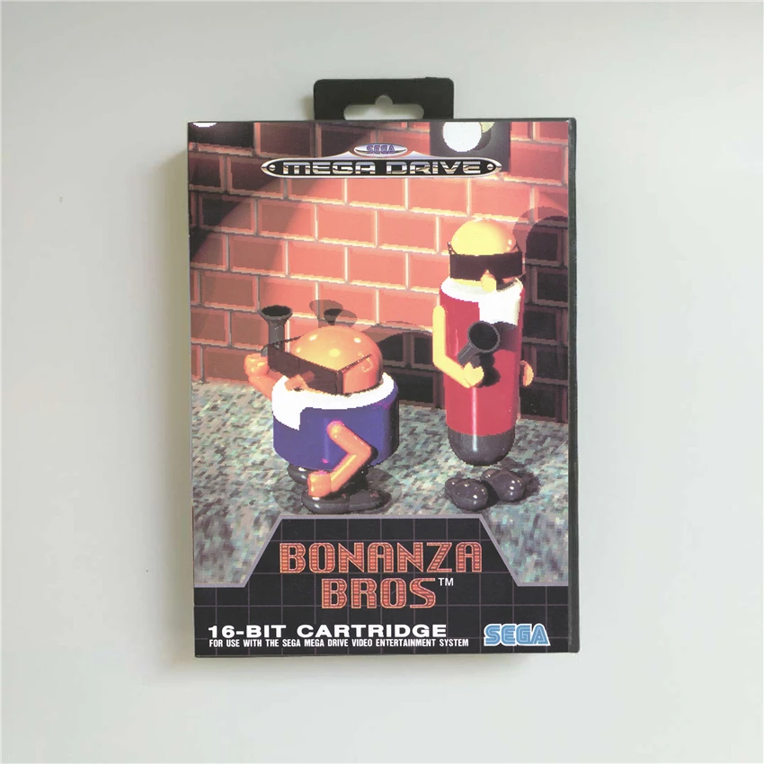 Bonanza Bros - EUR Cover With Retail Box 16 Bit MD Game Card for Sega Megadrive Genesis Video Game Console
Bonanza Bros - EUR Cover With Retail Box 16 Bit MD Game Card for Sega Megadrive Genesis Video Game Console