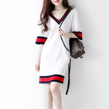 XUXI 2020 Summer New Dress Fashion Patchwork Half Sleeve Sexy Stripes Above Knee Mini Dresses Streetwear Casual Slim Fit FZ3155
XUXI 2020 Summer New Dress Fashion Patchwork Half Sleeve Sexy Stripes Above Knee Mini Dresses Streetwear Casual Slim Fit FZ3155
