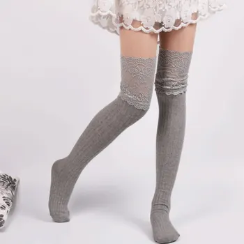 Fashion Slim Elastic Winter Warm Long Stocking Sexy Lace Stockings High Thigh Knitted Over Long Knee Stockings hc
Fashion Slim Elastic Winter Warm Long Stocking Sexy Lace Stockings High Thigh Knitted Over Long Knee Stockings hc