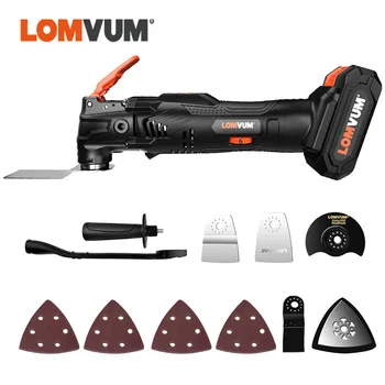 

LOMVUM Multi-Function Renovator Tool 18V Electric Trimmer Power Tool Electric Saw Oscillating Tool DIY At Home