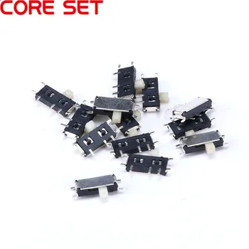 

50Pcs/lot Mini 7-Pin On/Off 1P2T SPDT MSK-12C02 SMD Toggle Slide Switch For MP3 MP4 DC 12V 0.1A