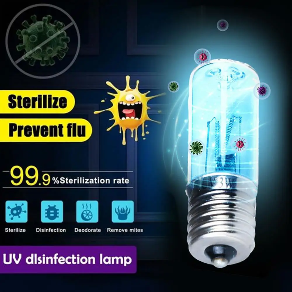 3W UV Disinfection Bulb UVC Sterilization Light Quartz Lamp Bulb Health Energy Conservation Tube Portable Family
3W UV Disinfection Bulb UVC Sterilization Light Quartz Lamp Bulb Health Energy Conservation Tube Portable Family