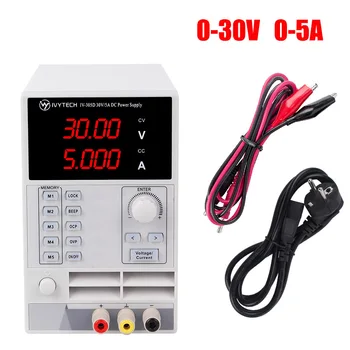 Digital Adjustable DC Lab Power Supply Storage Switching Laboratory Power Source Variable 0-30V 0-5A Regulated Power Supplies
Digital Adjustable DC Lab Power Supply Storage Switching Laboratory Power Source Variable 0-30V 0-5A Regulated Power Supplies