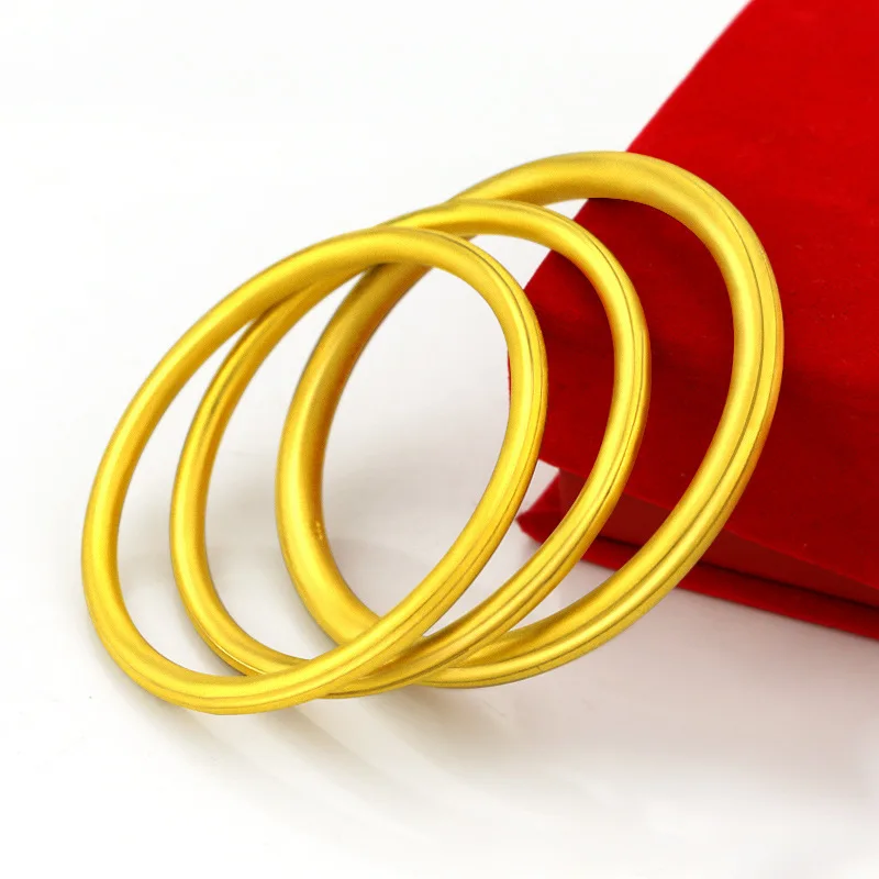 Luxury 18K Yellow Gold Bracelet For Women Men Lover Vintage Matte Bracelet Bangle Wedding Engagement Fine Jewelry Gift Not Fade
Luxury 18K Yellow Gold Bracelet For Women Men Lover Vintage Matte Bracelet Bangle Wedding Engagement Fine Jewelry Gift Not Fade