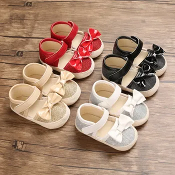 Baby Summer Sandals Newborn Infant Baby Girls Bowknot Shoes Solid Non-slip PU Leather Breathable Toddler Shoes 0-18M
Baby Summer Sandals Newborn Infant Baby Girls Bowknot Shoes Solid Non-slip PU Leather Breathable Toddler Shoes 0-18M
