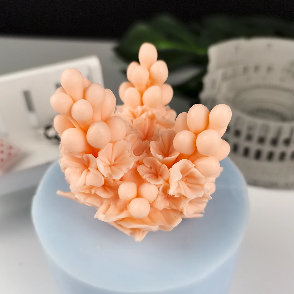 HC0322 PRZY Mold Silicones Beautiful Flower Bouquet Mold Flowers Mold Soap Candle Moulds Clay Resin Moulds
HC0322 PRZY Mold Silicones Beautiful Flower Bouquet Mold Flowers Mold Soap Candle Moulds Clay Resin Moulds