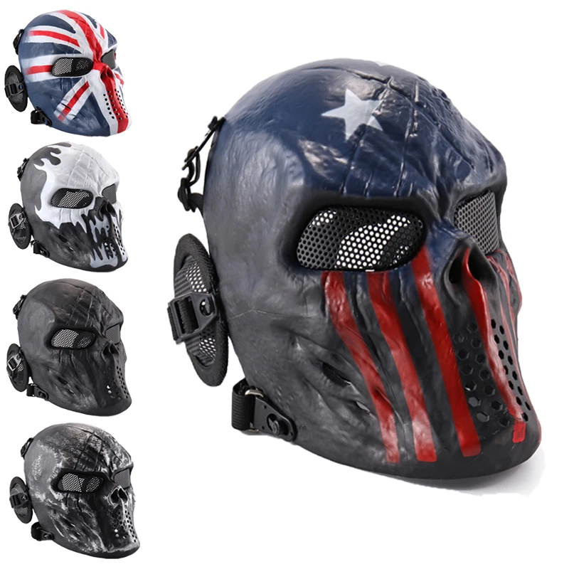 Halloween Airsoft Masks Tactical Wargame CS Paintball Skull Head Party Bike Cycling Full Face Masks for Outdoor Hunting Dominoes
Halloween Airsoft Masks Tactical Wargame CS Paintball Skull Head Party Bike Cycling Full Face Masks for Outdoor Hunting Dominoes