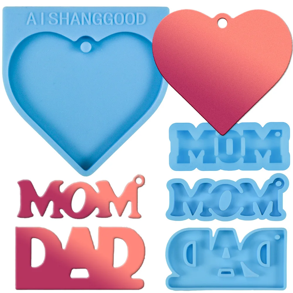 Silicone MOM DAD Letter Molds Epoxy Resin Casting Mould Crafts DIY Keychain Jewellery Making for Mother's Day Father's Day
Silicone MOM DAD Letter Molds Epoxy Resin Casting Mould Crafts DIY Keychain Jewellery Making for Mother's Day Father's Day