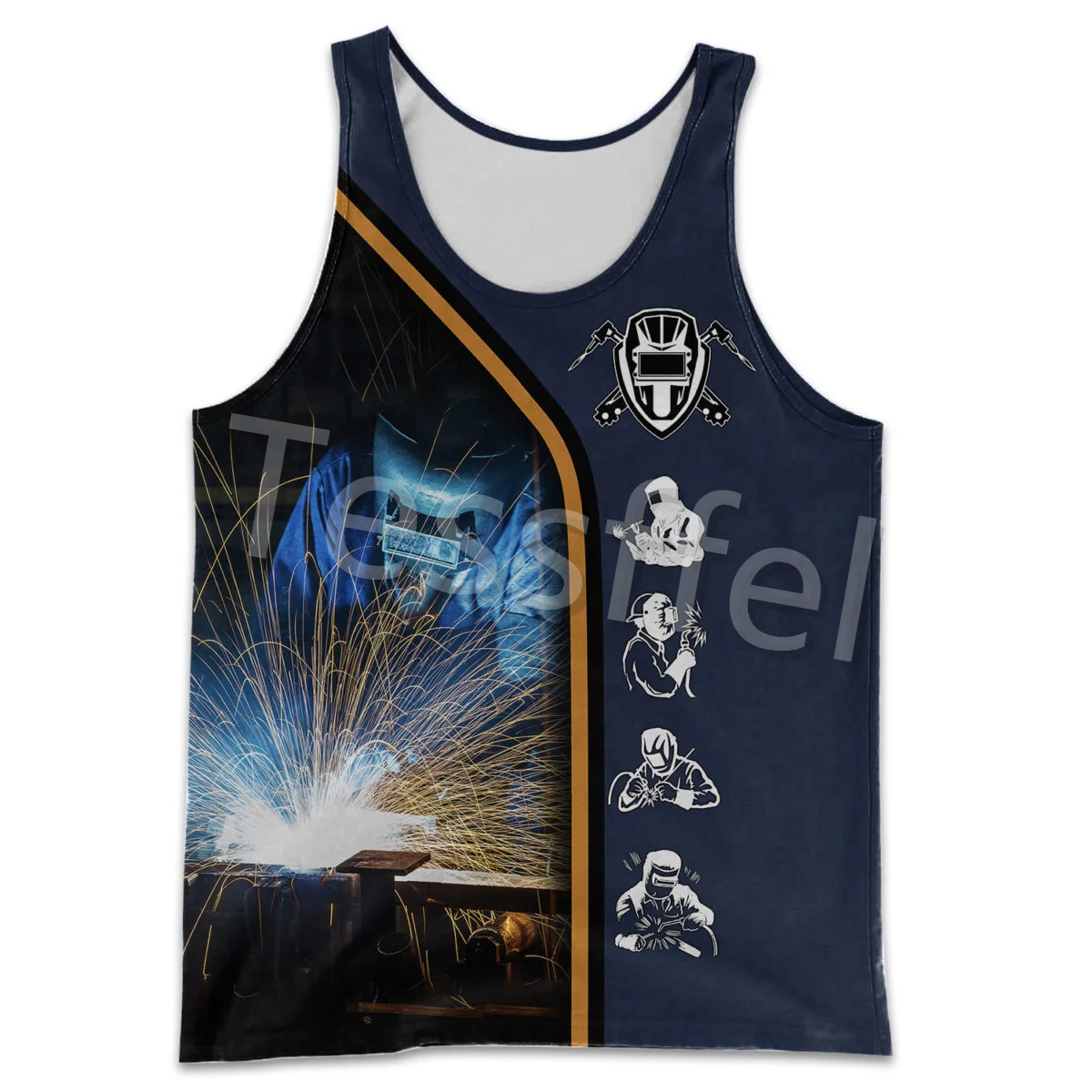 Tessffel Professional Welder Worker 3D Printed Summer Men's Vest Comfortable and Breathable Unisex Tank Top Style-6
Tessffel Professional Welder Worker 3D Printed Summer Men's Vest Comfortable and Breathable Unisex Tank Top Style-6