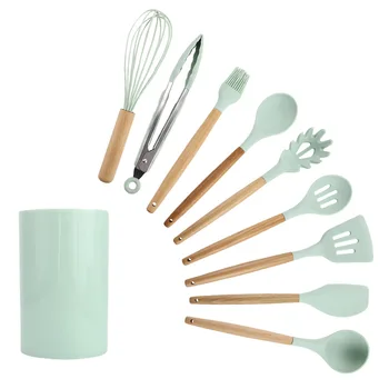 Silicone Utensils Kitchenware Cooking set Heat Resistant Kitchen Non-Stick Cooking Utensils Baking Tools With Storage Box Tools
Silicone Utensils Kitchenware Cooking set Heat Resistant Kitchen Non-Stick Cooking Utensils Baking Tools With Storage Box Tools