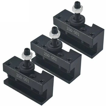 3Pcs Quick Change Turning and Facing Lathe Tool Holder Bracket 250-001CNC Tool POST
3Pcs Quick Change Turning and Facing Lathe Tool Holder Bracket 250-001CNC Tool POST