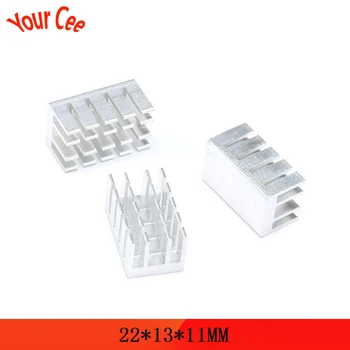 10pcs Heat Sink Transistor Radiator Aluminum Heatsink for Transistor Electronic Chip Heat dissipation Cooling 22*13*11mm
10pcs Heat Sink Transistor Radiator Aluminum Heatsink for Transistor Electronic Chip Heat dissipation Cooling 22*13*11mm