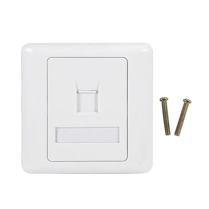 Mini Portable Network Socket Face Plate Computer Devices 86 Type Single Port White Quadrangle Computer Accessories TXTB1
Mini Portable Network Socket Face Plate Computer Devices 86 Type Single Port White Quadrangle Computer Accessories TXTB1