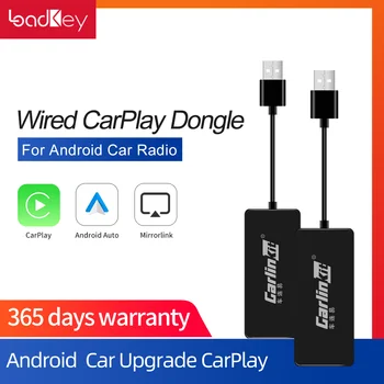 Loadkey Android Auto Carplay/Apple CarPlay Dongle for Android System phone Wired Autokit Navigation Music Mirrolink USB Dongle
Loadkey Android Auto Carplay/Apple CarPlay Dongle for Android System phone Wired Autokit Navigation Music Mirrolink USB Dongle