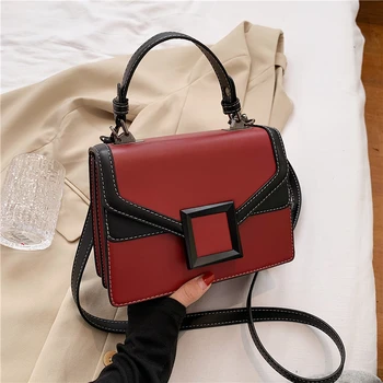 Handbag Small Crossbody Bags for Women 2020 Panelled Fashion Shoulder Bag Designer New PU Leather Ladies Hand Bag High Quality 
Handbag Small Crossbody Bags for Women 2020 Panelled Fashion Shoulder Bag Designer New PU Leather Ladies Hand Bag High Quality