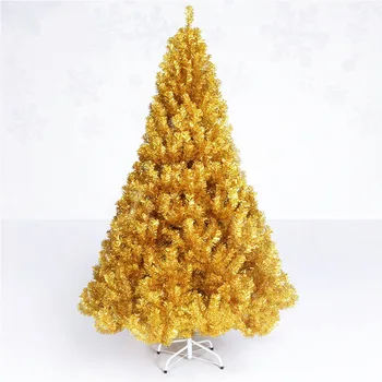 1.8m 2.1m Environmental Protection PVC Leaves Golden Christmas Tree
1.8m 2.1m Environmental Protection PVC Leaves Golden Christmas Tree