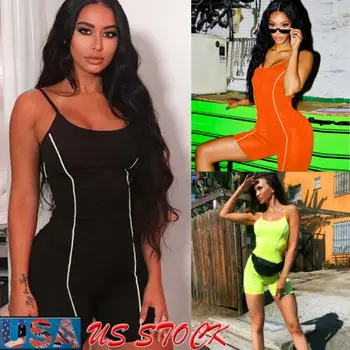 US Women Ladies Clubwear Shorts Sleeveless Blackless Playsuit Bodycon Party Jumpsuit&Romper Trousers
US Women Ladies Clubwear Shorts Sleeveless Blackless Playsuit Bodycon Party Jumpsuit&Romper Trousers