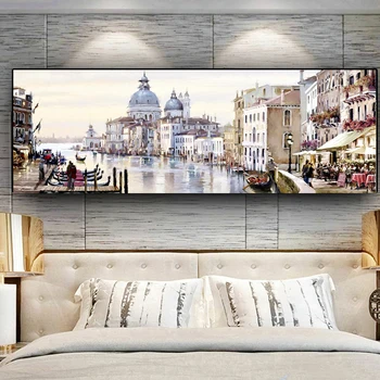 Abstract Venice City of Water Oil Painting on Canvas Resort Boats Buildings Cuadros Posters and Prints Wall Art for Living Room
Abstract Venice City of Water Oil Painting on Canvas Resort Boats Buildings Cuadros Posters and Prints Wall Art for Living Room