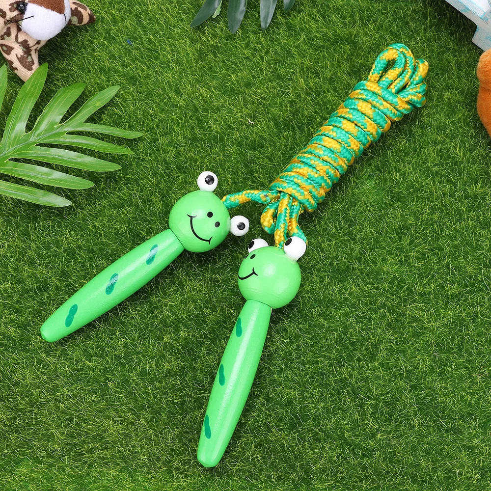 2PCS Skipping Rope Cartoon Pattern Wood Handle Jump Rope Exercise Workout Fitness Equipment Tool for Students Sports Kids (T
2PCS Skipping Rope Cartoon Pattern Wood Handle Jump Rope Exercise Workout Fitness Equipment Tool for Students Sports Kids (T