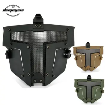 Full Face Tactical Combat Mask Steel Mash Military Airsoft Paintball Mask Hunting Shooting Protective Mask Use with Helmet
Full Face Tactical Combat Mask Steel Mash Military Airsoft Paintball Mask Hunting Shooting Protective Mask Use with Helmet